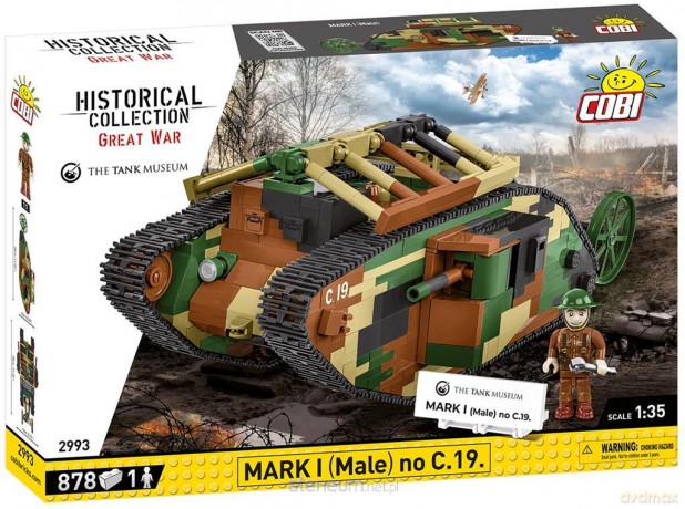 HC Mark I Male no C.19. The Tank Museum [KLOCKI]