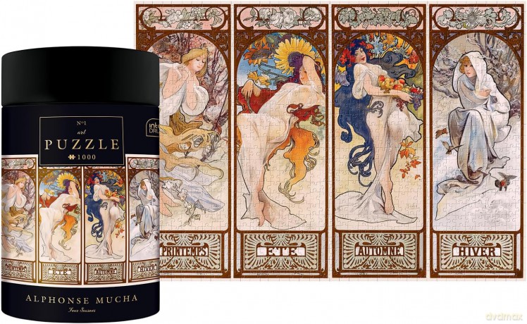 INDERDRUK 1000 el. Art 1 Mucha [PUZZLE]