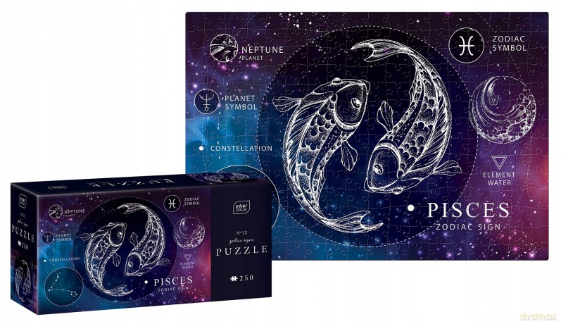 INDERDRUK 250 el. Zodiac Signs 12 Pisces [PUZZLE]