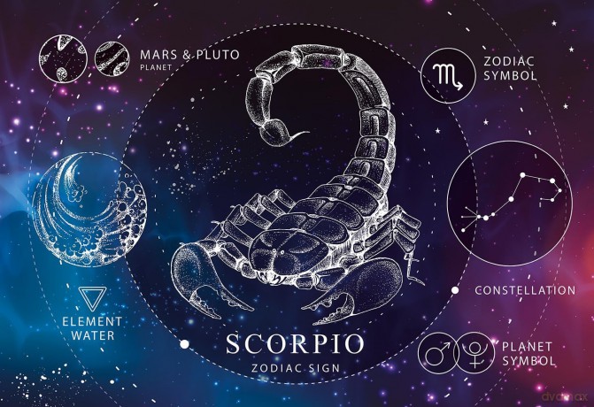 INDERDRUK 250 el. Zodiac Signs 8 Scorpio [PUZZLE]