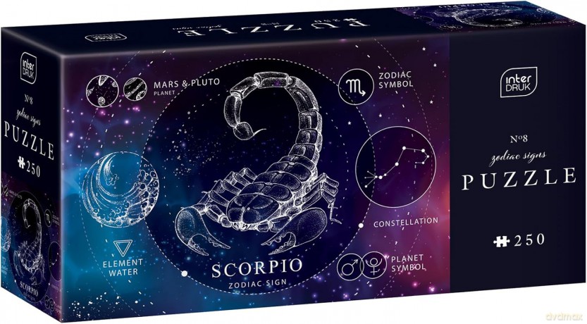 INDERDRUK 250 el. Zodiac Signs 8 Scorpio [PUZZLE]