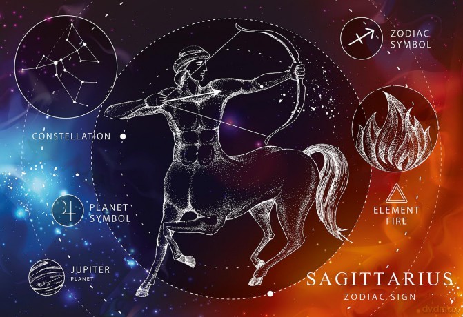INDERDRUK 250 el. Zodiac Signs 9 Sagittarius [PUZZLE]