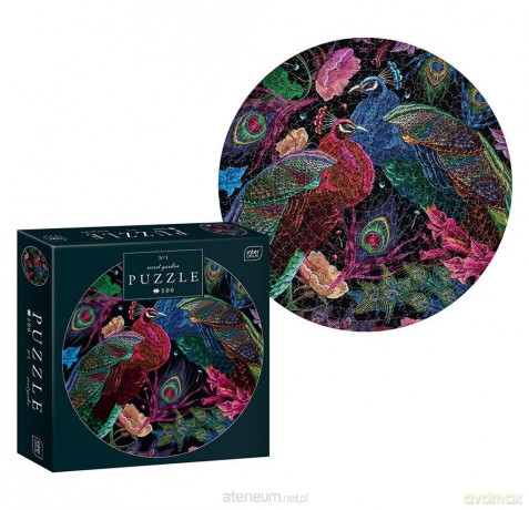 INDERDRUK 500 el. Round Secret Garden 1 [PUZZLE]