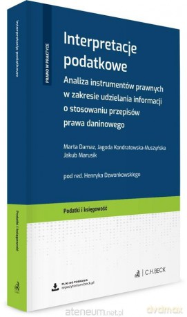 Interpretacje podatkowe - Henryk Dzwonkowski [KSIĄŻKA]