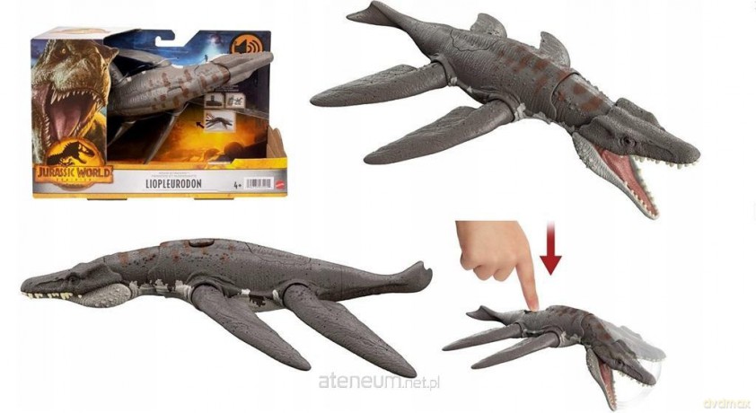 Jurassic World dinozaur z dżwiękami Liopleurodon [FIGURKA]