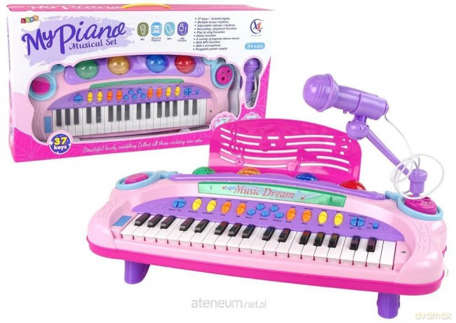 Keyboard z mikrofonem