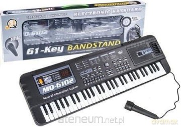Keyboard z mikrofonem 61 klawiszy