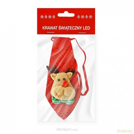 Krawat świąteczny LED