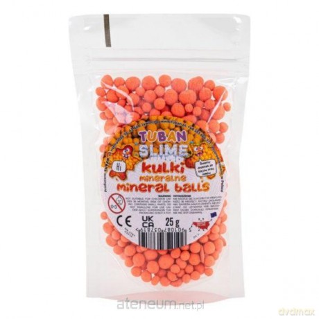 Kulki mineralne 25g - pomarańczowe