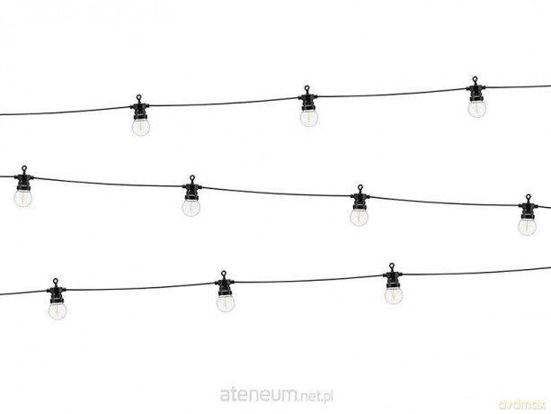 Lampki dekoracyjne LED czarne 5m