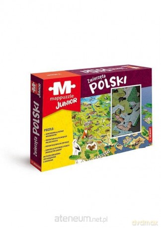 Mappuzzle Junior - Zwierzęta Polski [PUZZLE]