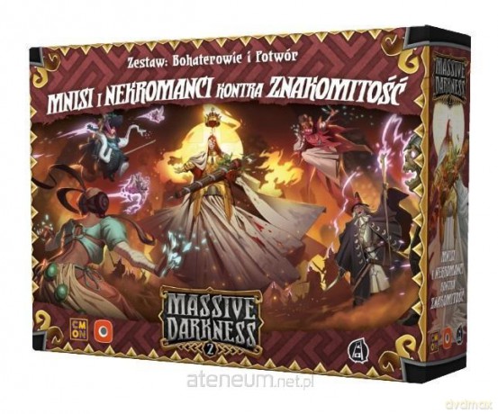 Massive Darkness 2: Mnisi i Nekromanci vs Znakomit [GRA PLANSZOWA]