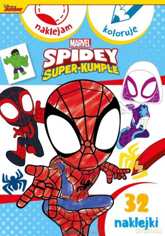 Naklejam i koloruję. Marvel Spidey i Super-kumple [KSIĄŻKA]