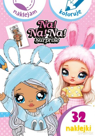 Naklejam i koloruję. Na! Na! Na! Surprise [KSIĄŻKA]
