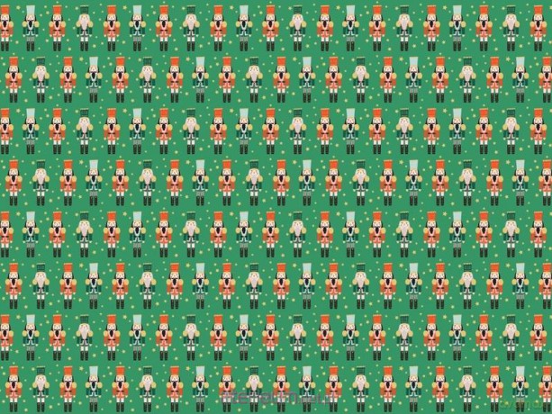 Papier do pakowania - Dziadek do orzechów 70x200cm