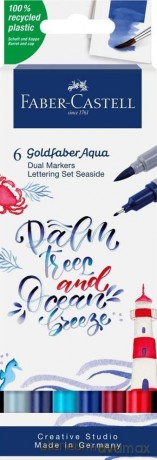 Pisak akwarelowy Goldfaber Aqua 6sztL