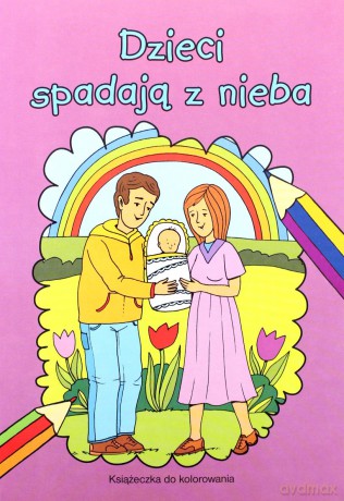 Dzieci spadają z nieba. Książeczka do kolorowania [KSIĄŻKA]