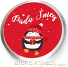 Przypinka LED Pada śnieg