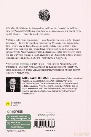 Psychologia pieniędzy - Morgan Housel [KSIĄŻKA]