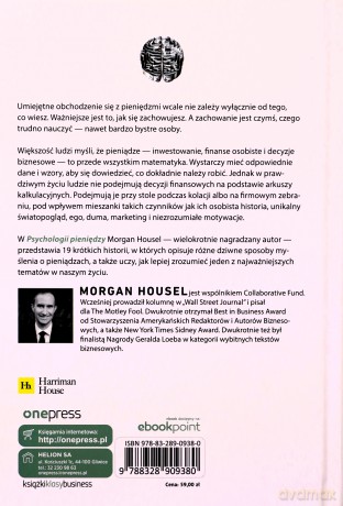 Psychologia pieniędzy - Morgan Housel [KSIĄŻKA]