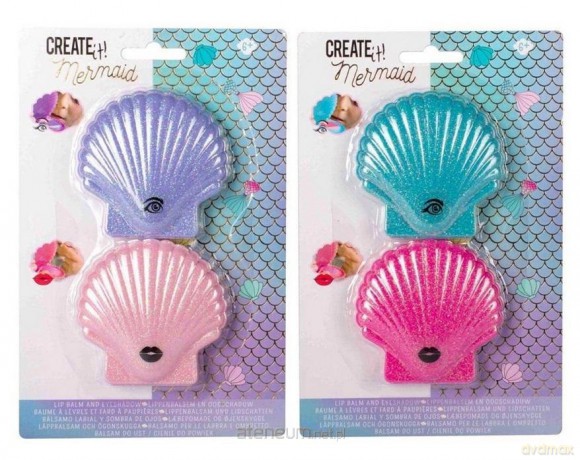 Zestaw do makijażu muszelki Mermaid mix
