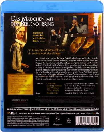 Girl with a Pearl Earring (Dziewczyna z perłą) [Blu-Ray]