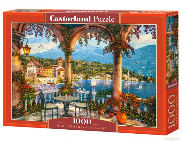 CASTORLAND 1000 el. Mediterranean Veranda C-105120-2 [PUZZLE]