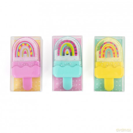 Gumka do ścierania lody na patyku Good Feelings 1 szt. mix