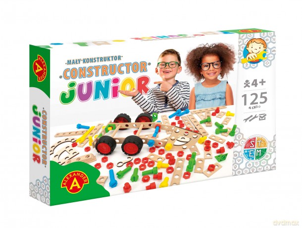 Mały Konstruktor Junior 125 elementów