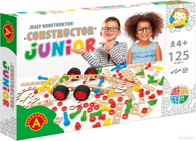 Mały Konstruktor Junior 125 elementów