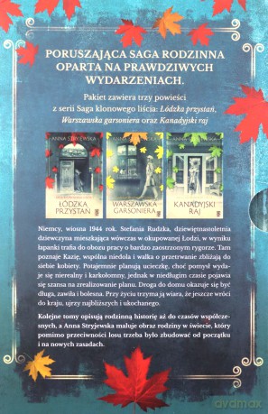 Pakiet Saga klonowego liścia - Anna Stryjewska [KSIĄŻKA]