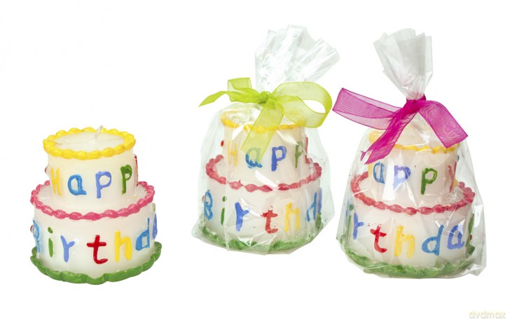 Świeczka tortowa Happy Birthday
