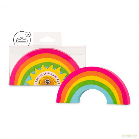 Tęczowa gumka do ścierania Good Feelings jumbo