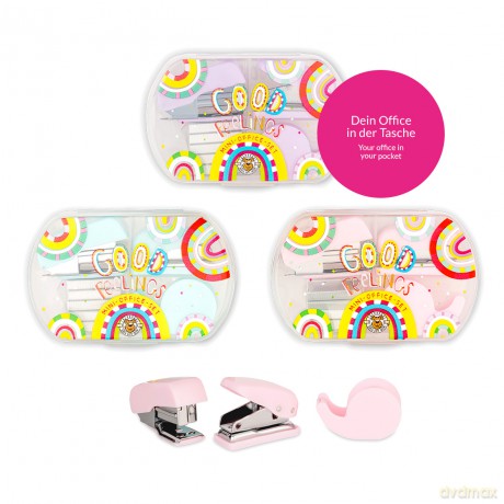 Zestaw biurowy mini Good Feelings 1szt. mix