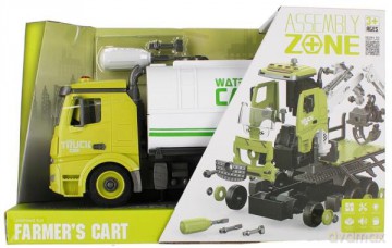 Auto ciężarowe do skręcania na baterie Cysterna na wodę 523895