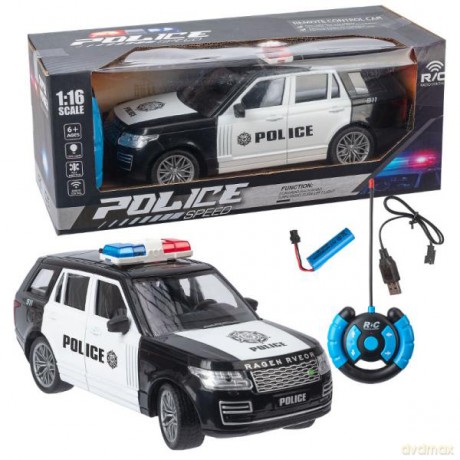 Auto na radio policyjne czarne 1009131