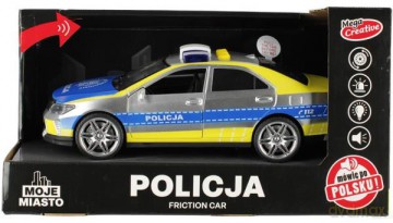 Auto Policja Moje Miasto (światło + dźwięk) 520399
