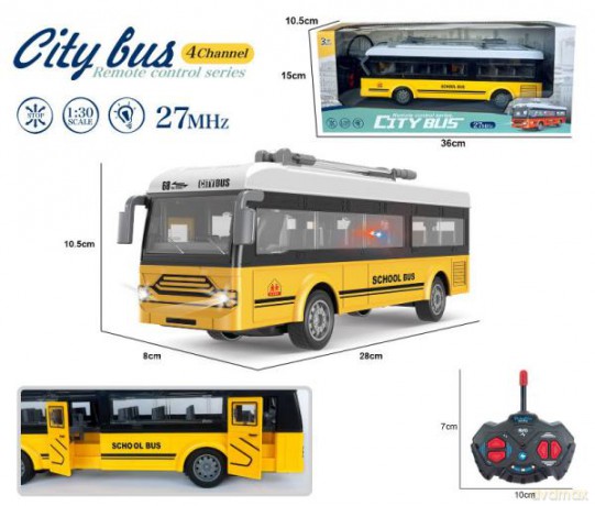 Autobus na radio, otwierane drzwi, efekty świetlne 373786