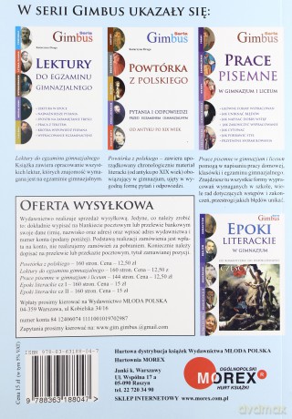 Epoki literackie w gimnazjum. Część I. Od Antyku do Oświecenia [KSIĄŻKA]