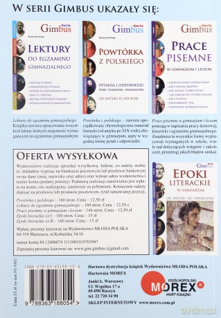 Epoki literackie w gimnazjum. Część II. Od Romantyzmu do współczesności [KSIĄŻKA]