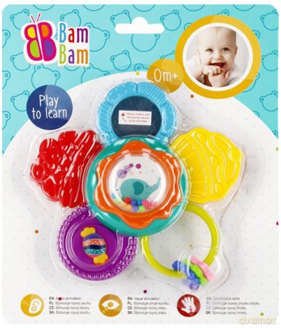 BAM BAM Zabawka na przyssawkę Kwiatuszek 515039