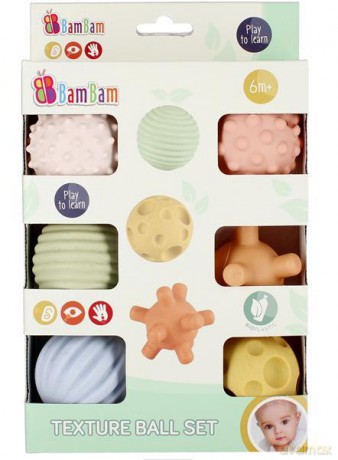 BAM BAM Zabawka sensoryczna Kule 6szt 482394
