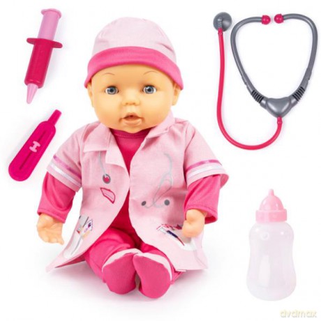 Bayer Lalka Doktor z akcesoriami Set 38cm 93878AA