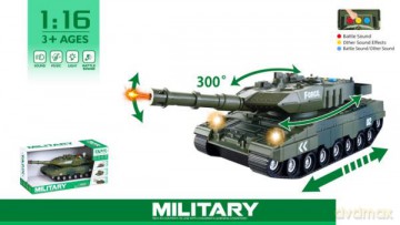 Czołg z napędem + światło/dźwięk 370297