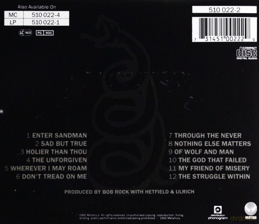 Metallica: Metallica [CD]