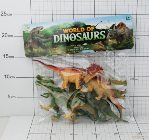 Dinozaur 6 sztuk w folii