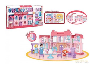 Domek dla lalek z akcesoriami Fantasy Villa 585508