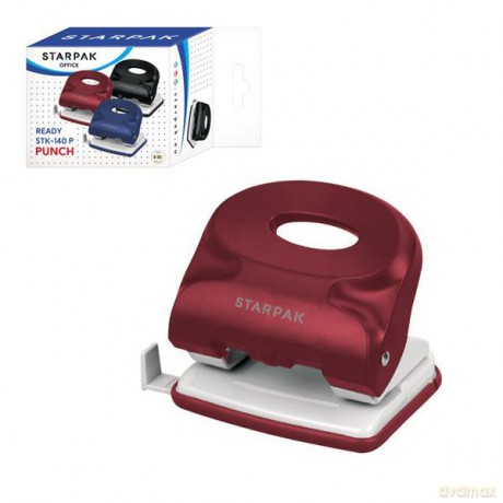 Dziurkacz STK-140P bordowy 450876