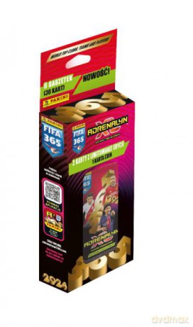 FIFA 365 2024 Adrenalyn XL Blister 36szt kart + 2 limitowane+ 1 karta Coin 00593 PANINI op.20