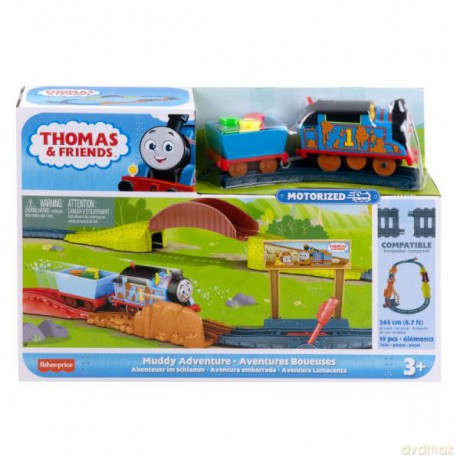 Fisher-Price Tomek i Przyjaciele Zestaw Przygoda w błocie Muddy adventure HHV98